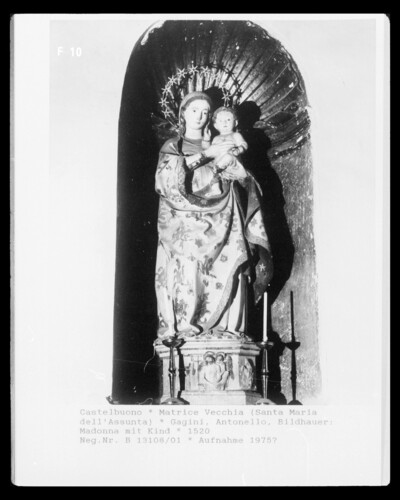 Madonna statue