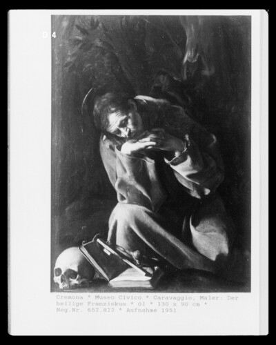Saint Francis of Assisi in prayer