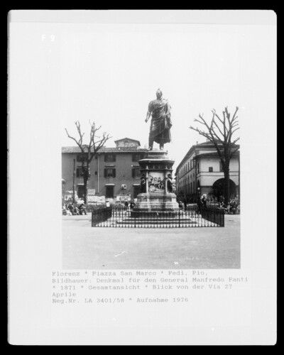 Denkmal für den General Manfredo Fanti