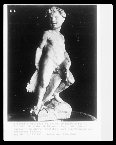 Putto with goose