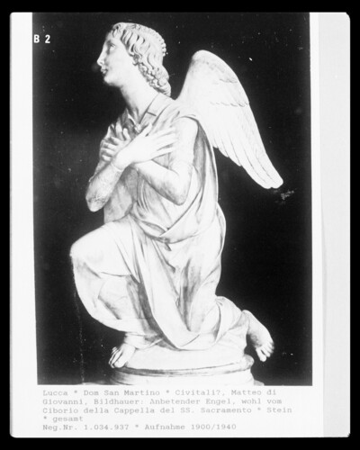 Adoration angel, probably from the Ciborio della Cappella del SS. Sacramento