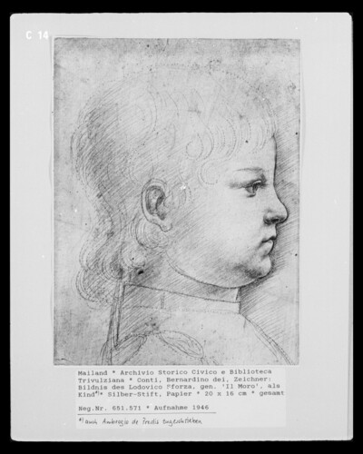 Portrait of Ludovico Sforza, gen. “Il Moro”, as a child