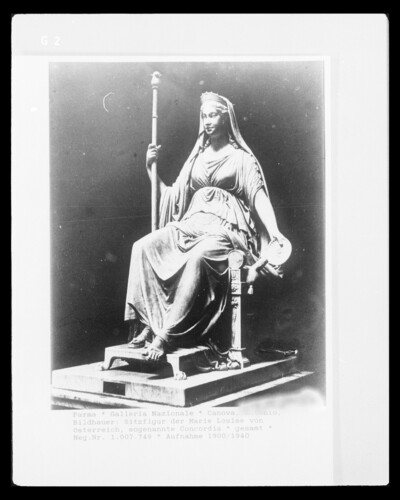 Seated figure of the Marie Louise of Austria, so-called Concordia