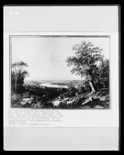 Italian Landscape near Ponte Molle in front of Rome