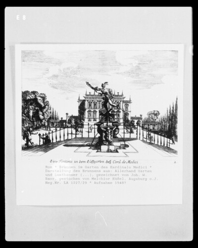 Villa Medici in Rome - Well