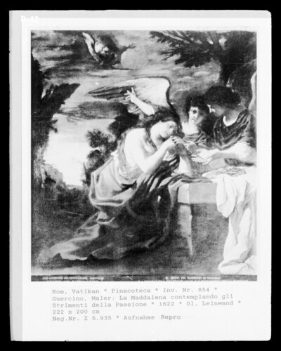 La Maddalena contemplando gli Strimenti della Passione