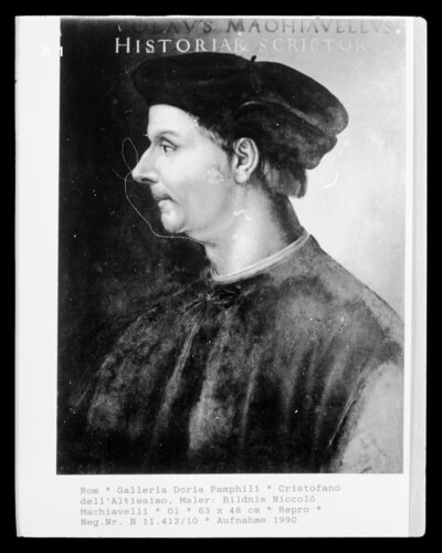 Portrait Niccoló Machiavelli