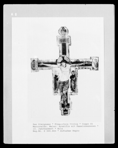 Crucifix with passion scenes