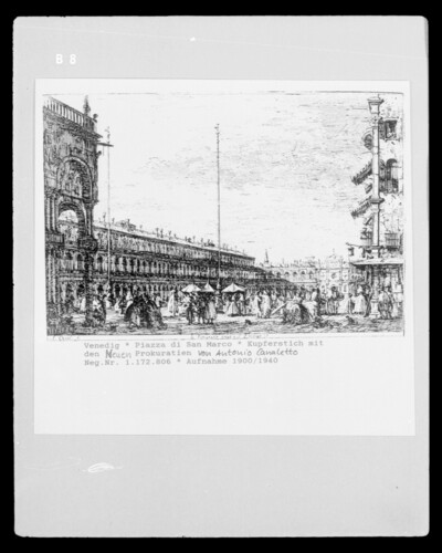 Venice: Piazza di San Marco with the Procuratie Nuove