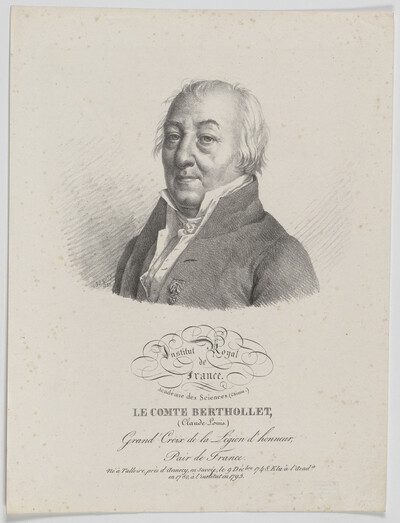 Bildnis des Claude-Louis Berthollet