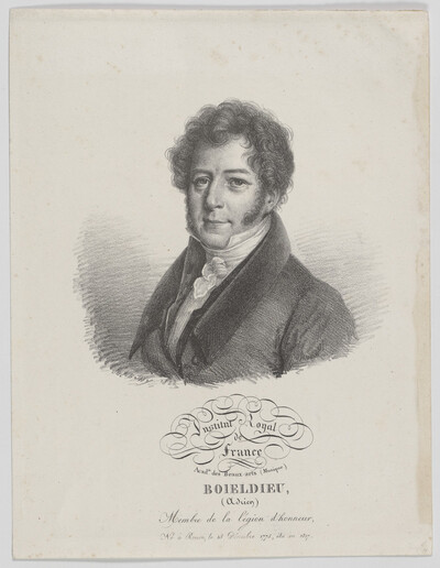 Bildnis des François Adrien Boieldieu