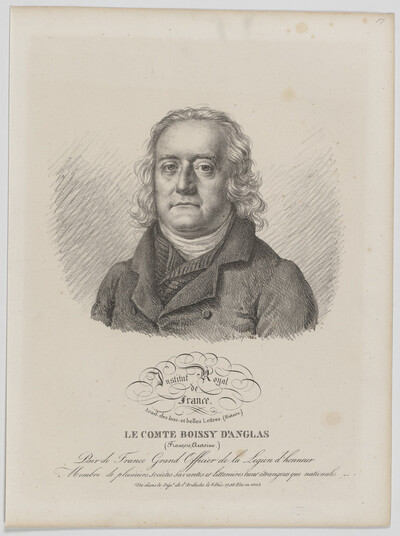 Bildnis des François Autoine Boissy