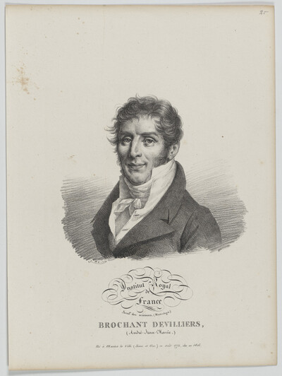 Bildnis des André-Jean-Marie Brochant Devilliers