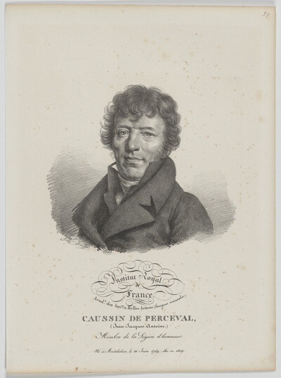 Bildnis des Jean-Jacques-Antoine Caussin de Perceval