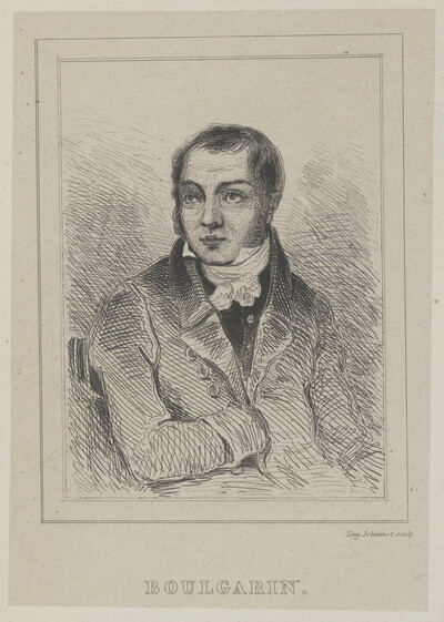 Bildnis des Faddej V. Boulgarin
