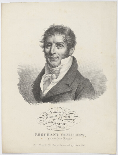 Bildnis des André-Jean-Marie Brochant Devilliers