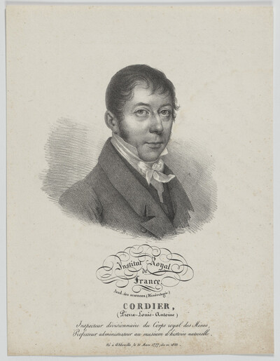 Bildnis des Pierre Louis Antoine Cordier