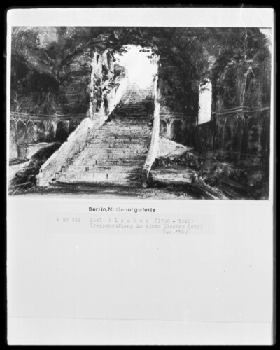 Staircase in a monastery/underground room and staircase