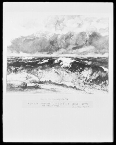 The wave/La vague/La mer orageuse