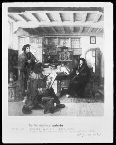 Dürer painting Erasmus