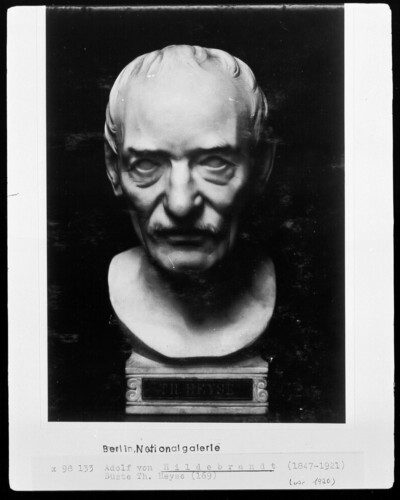 Portrait bust Theodor Heyse