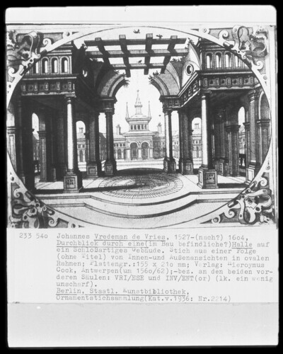 Hall on a castle-like building