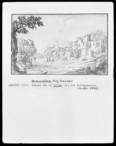 Valley with rock source