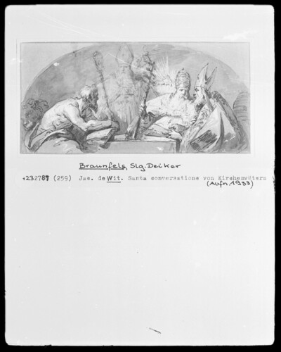 Santa conversazione of Church Fathers