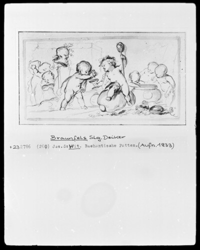 Baccantic Putten. Study of a relief surports