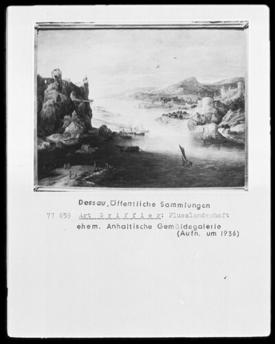Landscape with electricity and wide banks