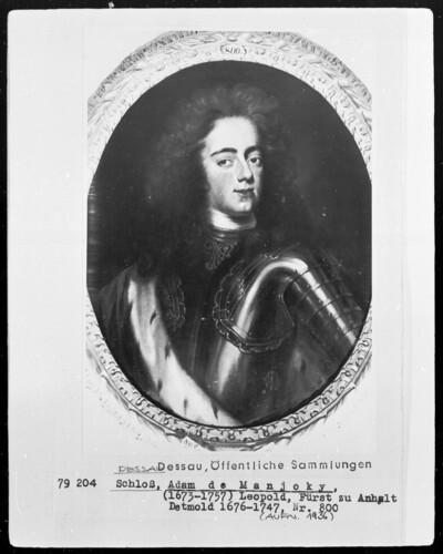 Portrait Leopold, Prince of Anhalt-Dessau