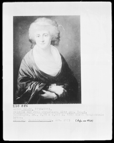 Portrait of Mrs. Johanna Christiana Eltz, born Voigt