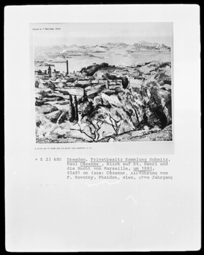 View of Saint-Henri and the Bay of Marseille