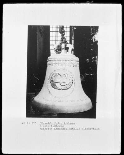 Bell with laid relief