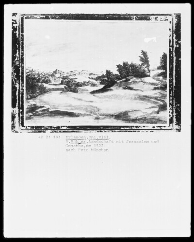 Landscape with Jerusalem and Golgotha