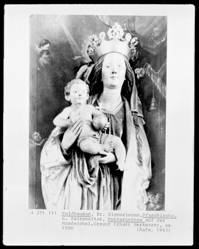 Our Lady on the crescent of the moon