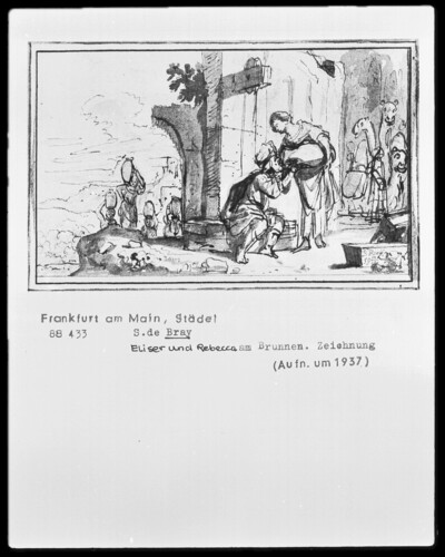 Elieser and Rebekah at the well