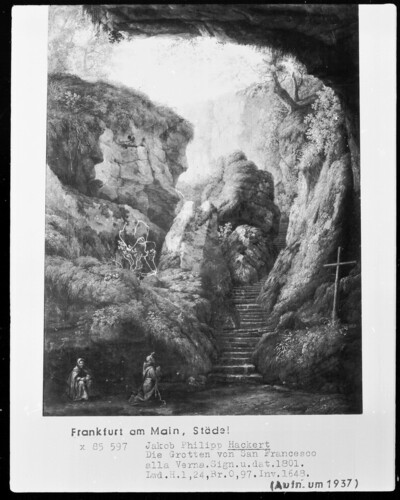 The Grotto of Saint Francis on Monte Verna