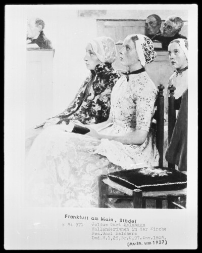 Dutch women in the church