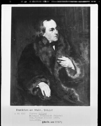 Portrait of the Frankfurt doctor Dr. med. Friedrich Julius Stiebel (1824-1902)