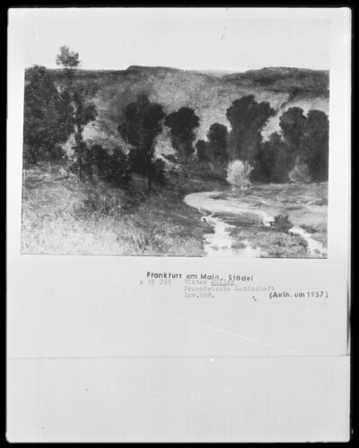 French Landscape/Valley with Trees
