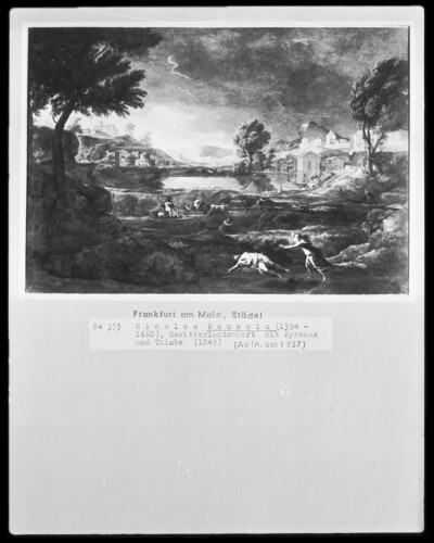 Thunderstorm Landscape with Pyramus and Thisbe