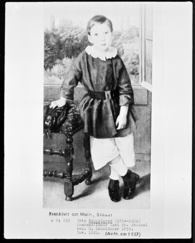 Portrait of Carl Friedrich Stiebel as a boy