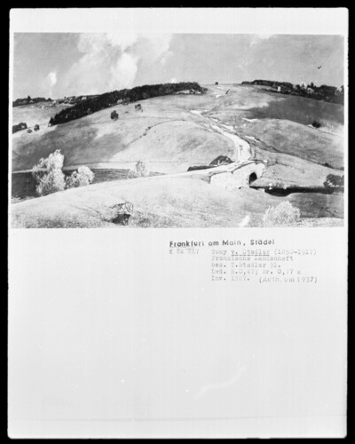 Fränkische Landschaft in der Würzburger Gegend