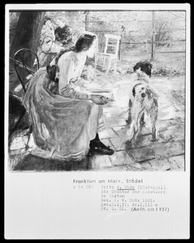 In the Garden (The Artist’s Daughter in the Garden)