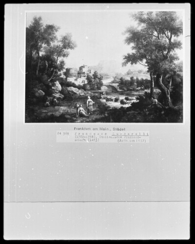 Italian river landscape