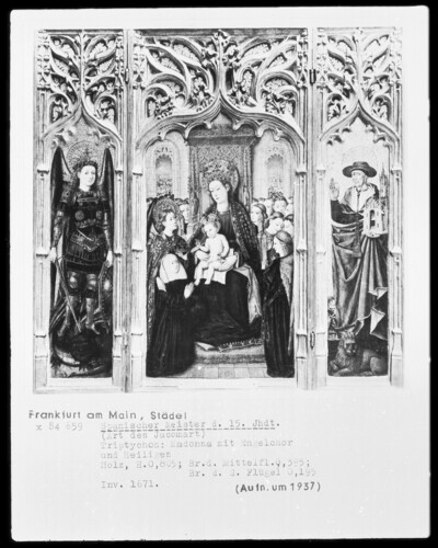 Madonna mit Engelchor und Heiligen