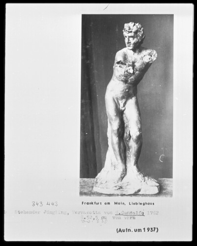 Standing young man