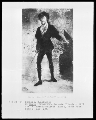 Singer Faure as Hamlet