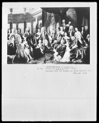 Landgrave Karl von Hessen-Kassel and his family